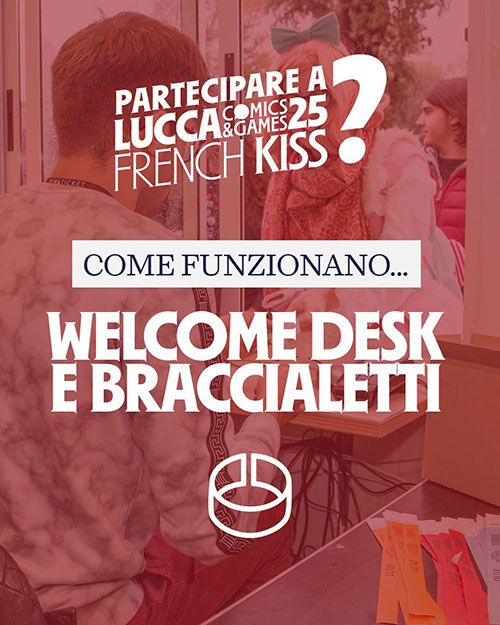 Image of Come funzionano... Welcome Desk e braccialetti