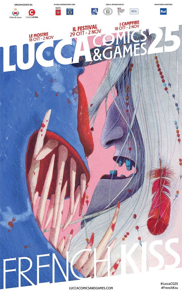 アメコミ LUCCA Poster - Lucca Comics & Games 2025